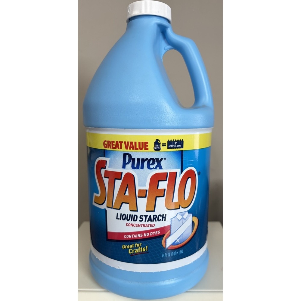 Purex Sta-Flo Liquid Starch Concentrated 64 Oz Discontinued Fabric Crafts